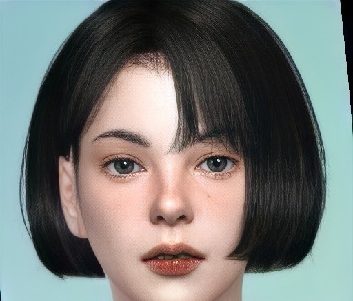 短发女孩