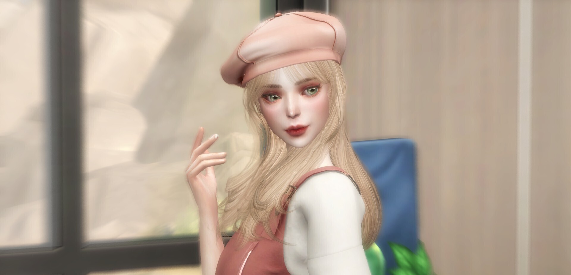 粉嫩画家妹子