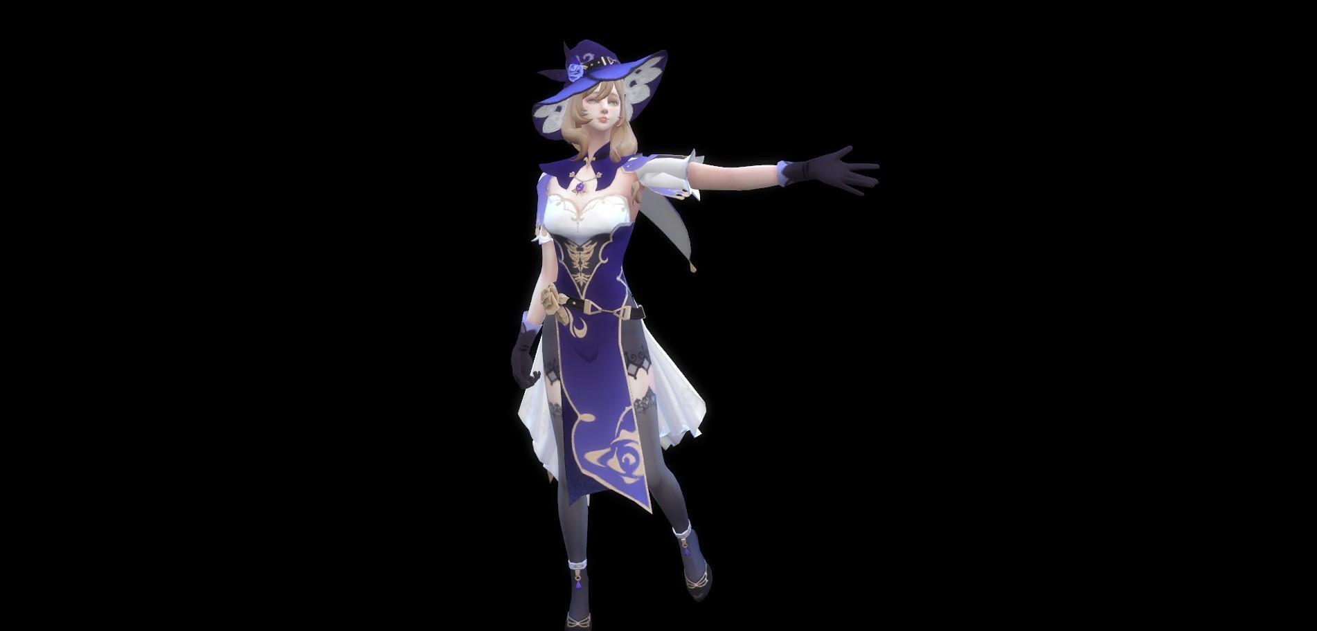 原神人物仿捏——蔷薇魔女丽莎