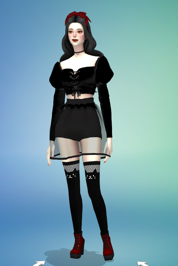 「EA风」▸黑发甜酷小公主◂