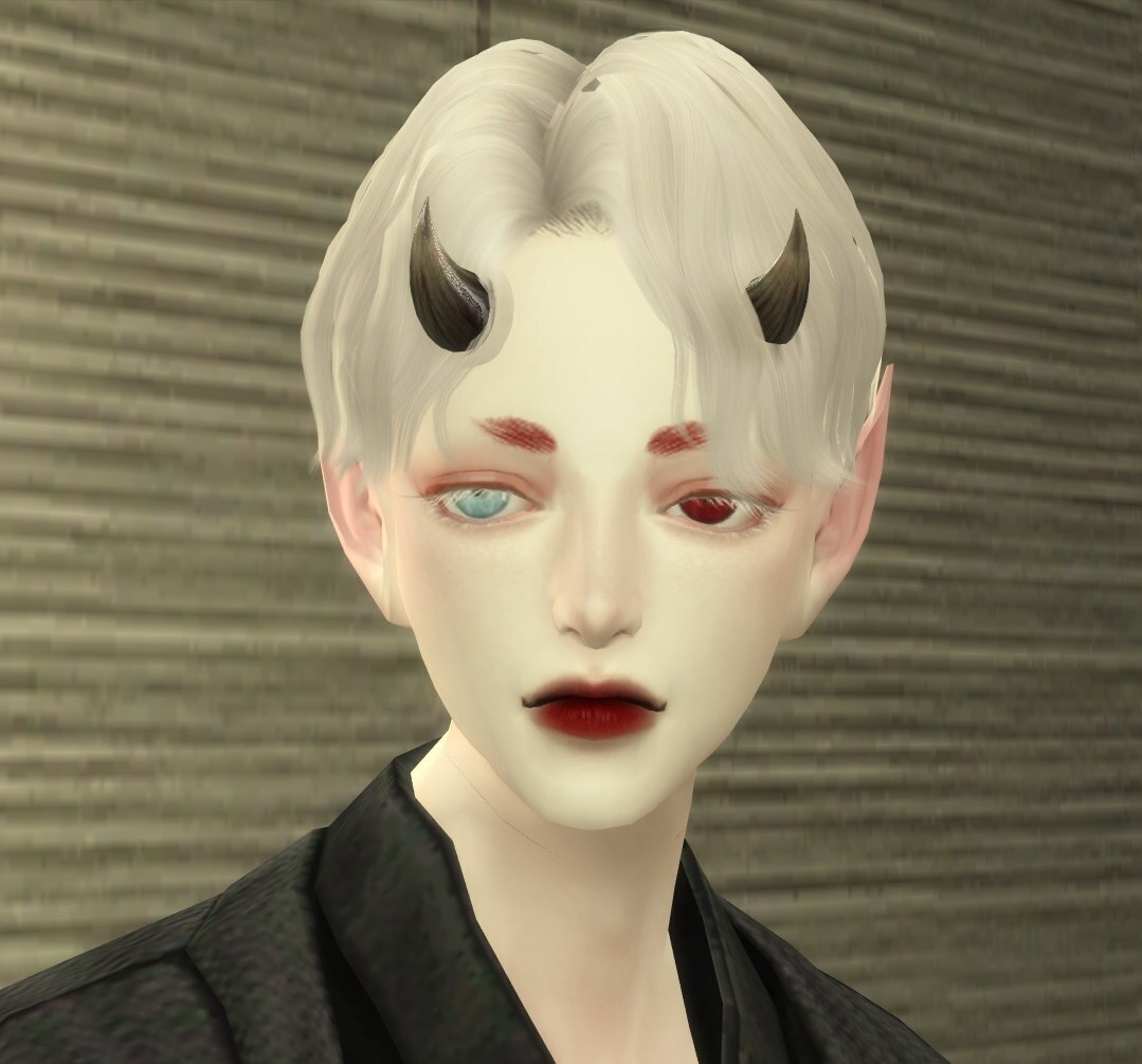 二次元风格和风异瞳妖怪双子——吸血鬼双形态