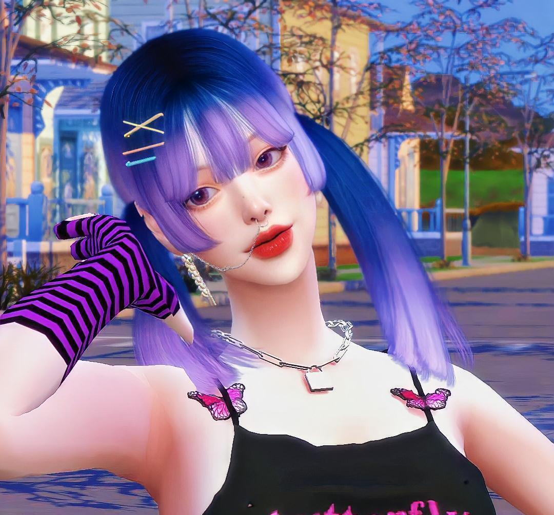 一只甜酷妹——小紫