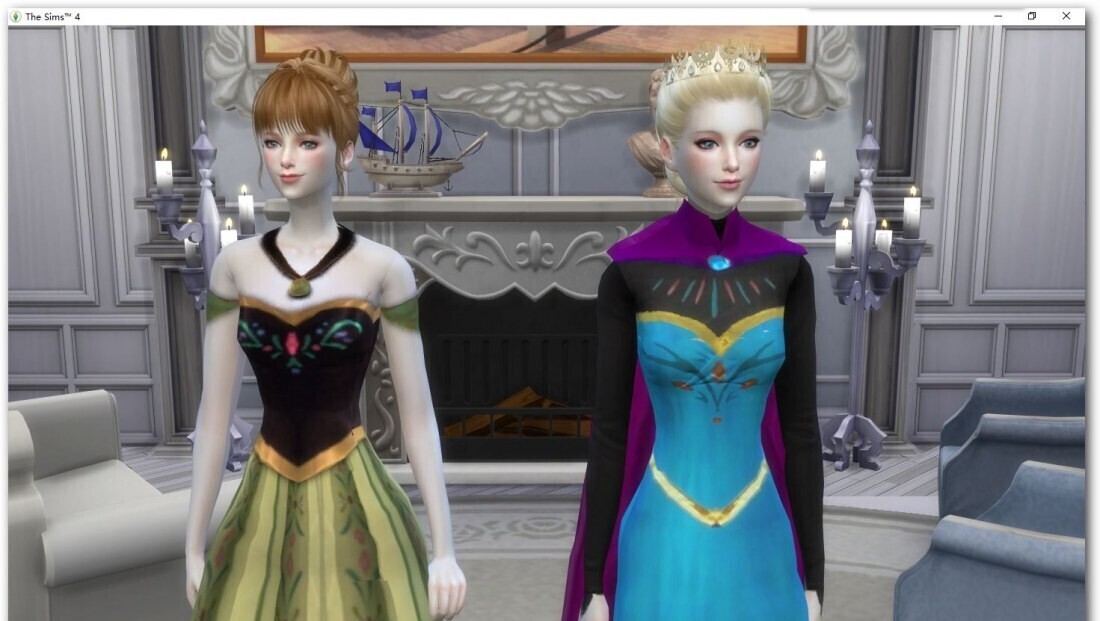 《冰雪奇缘》艾莎和安娜