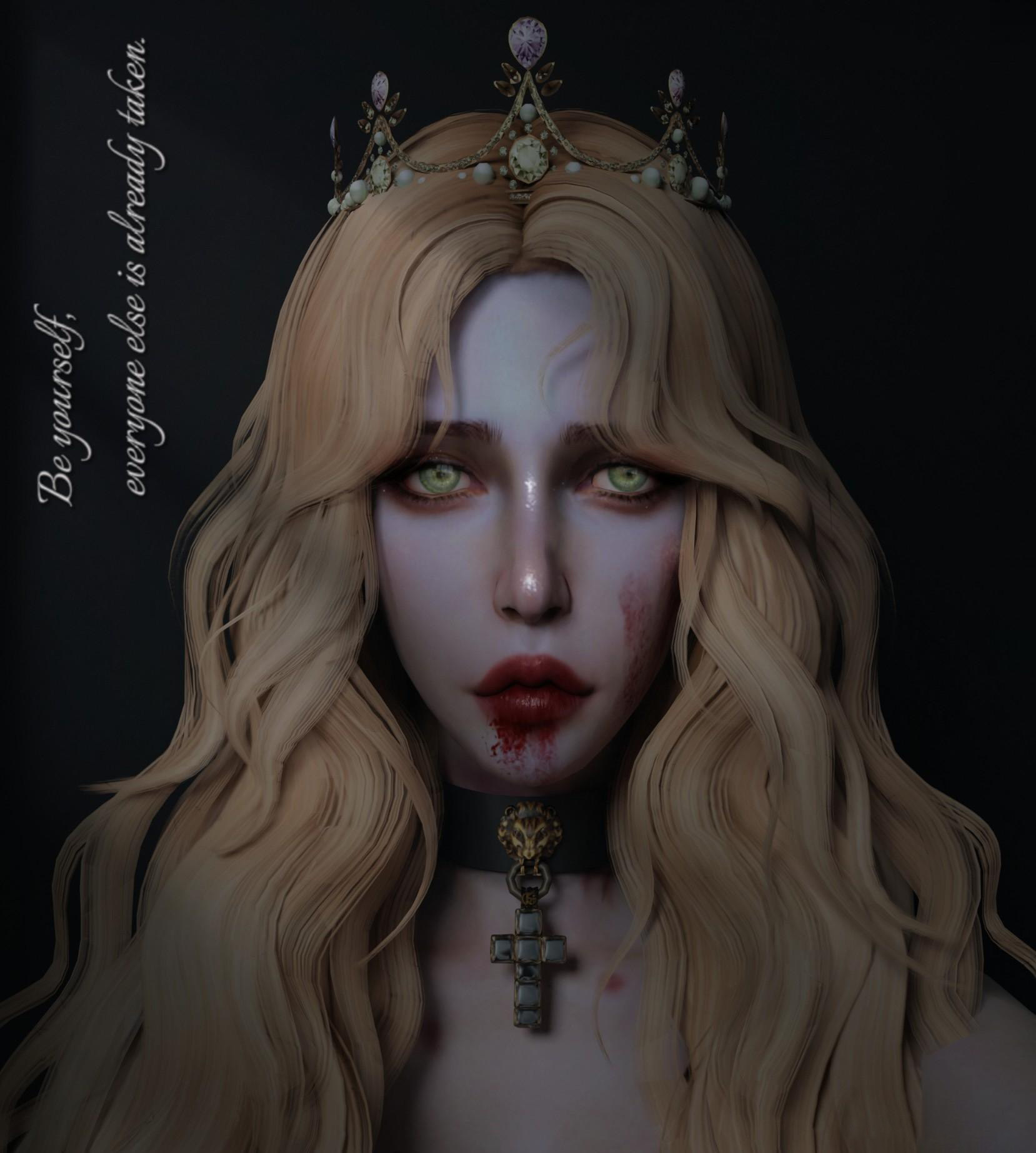 人物分享|大概是个黑化了的精灵女王吧|~