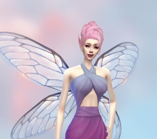 捏了一对 小精灵小姐妹 小粉和小蓝 太喜欢这个翅膀了！