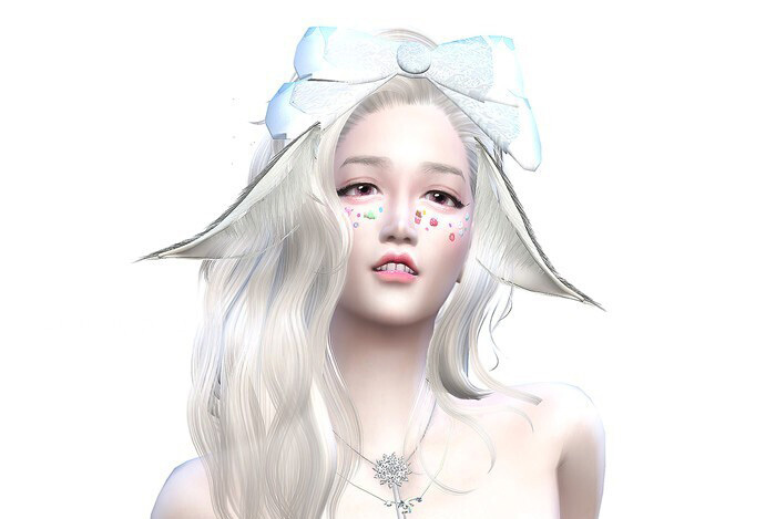 带耳朵的小仙女，带虎牙的小可爱！