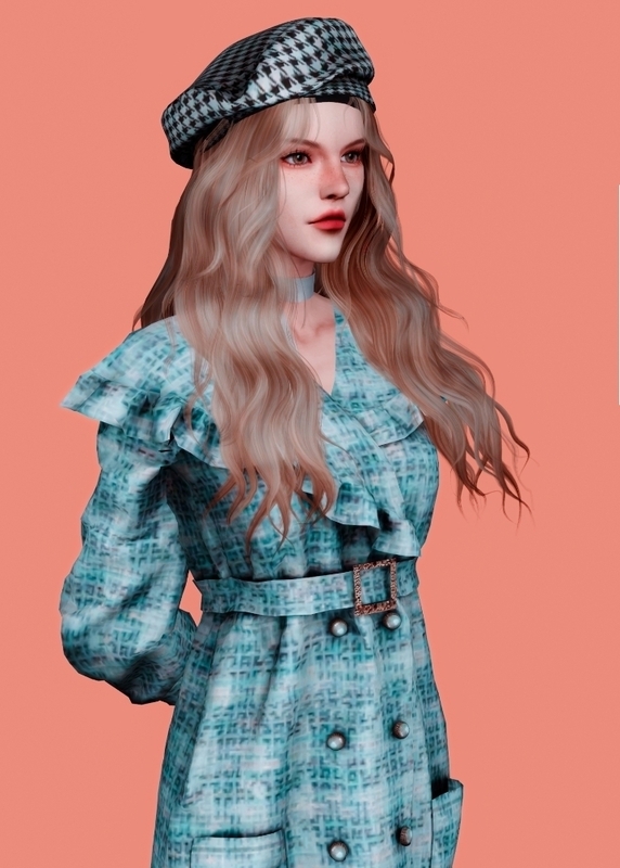 复古风的英伦雀斑小姐姐