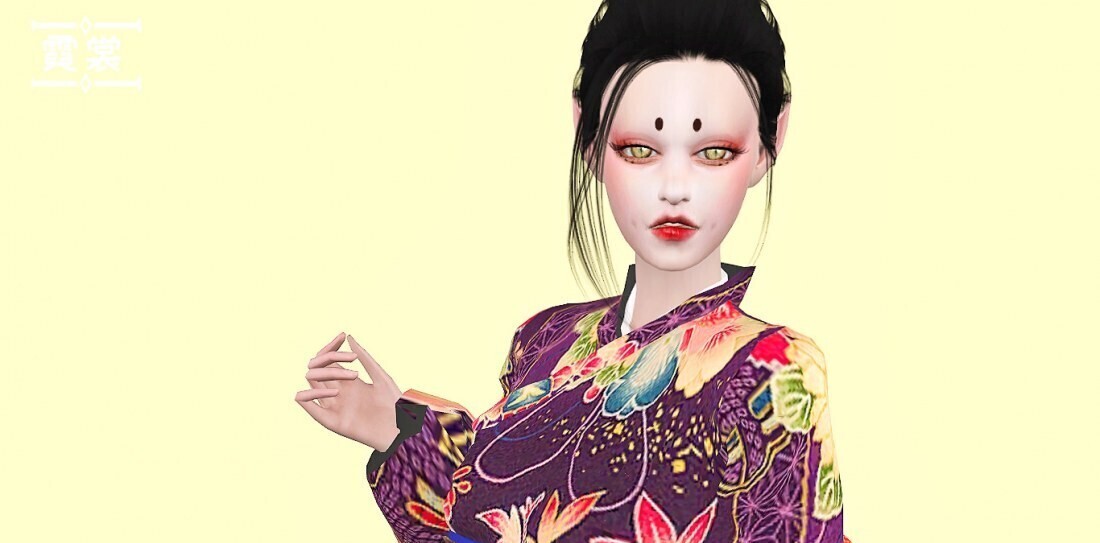 吸血鬼&和服妖怪——圆眉少女&吸血姬