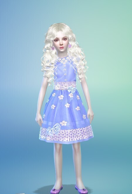 模拟人生4大眼妹子一枚