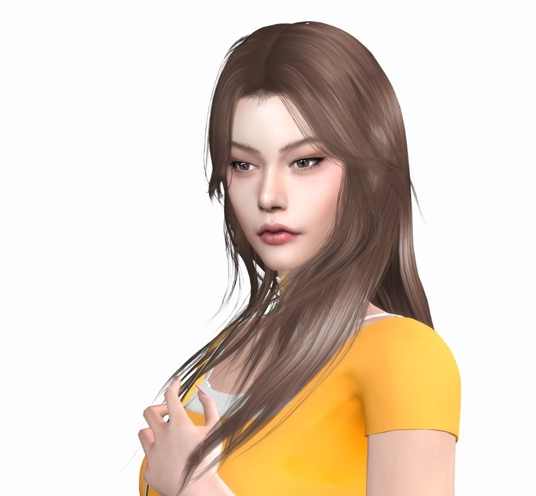 丹凤眼厚嘴唇的蒙芳蔼