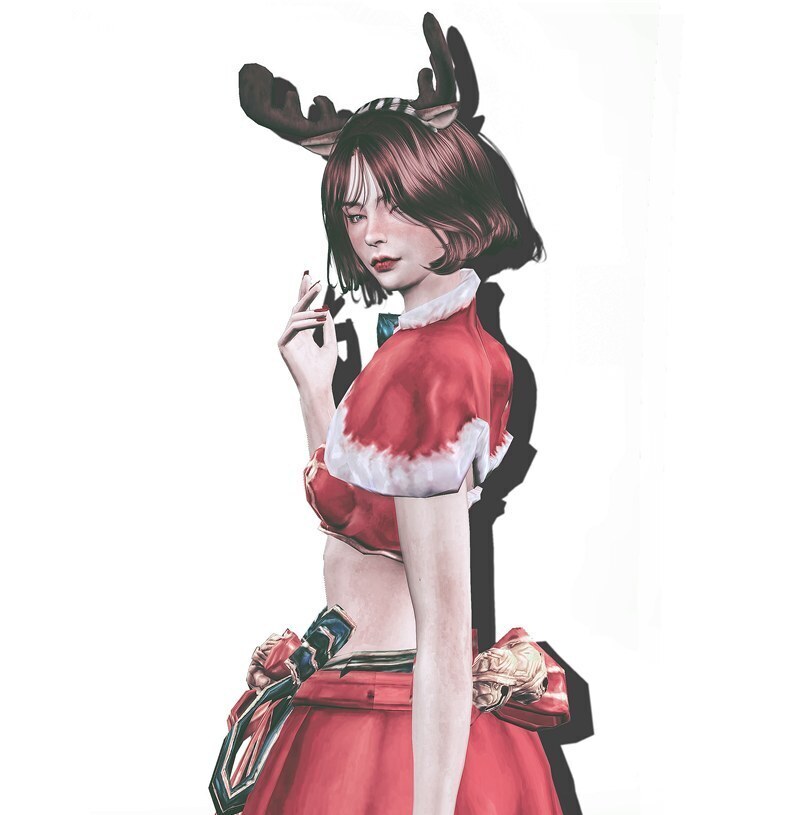 圣诞节快乐~一只小兔叽❤