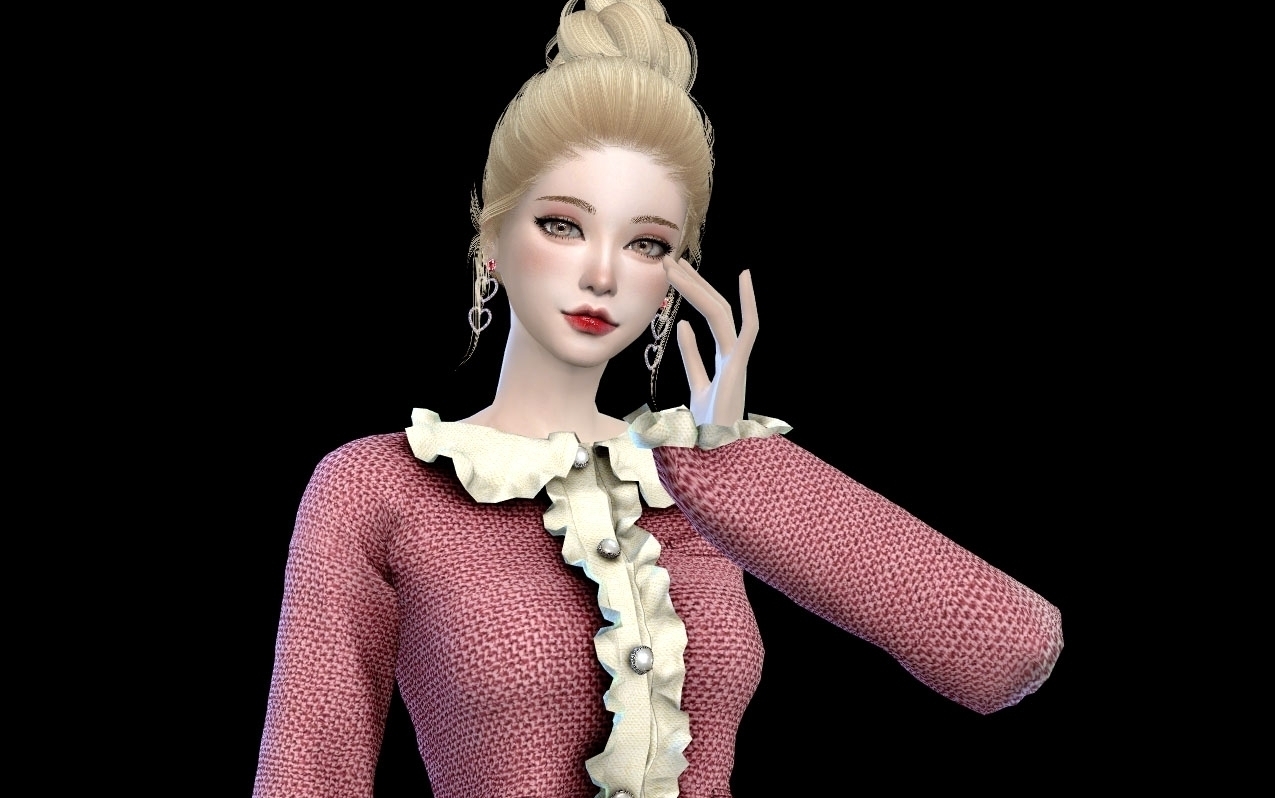 韩系模特小姐姐—甄浪漫