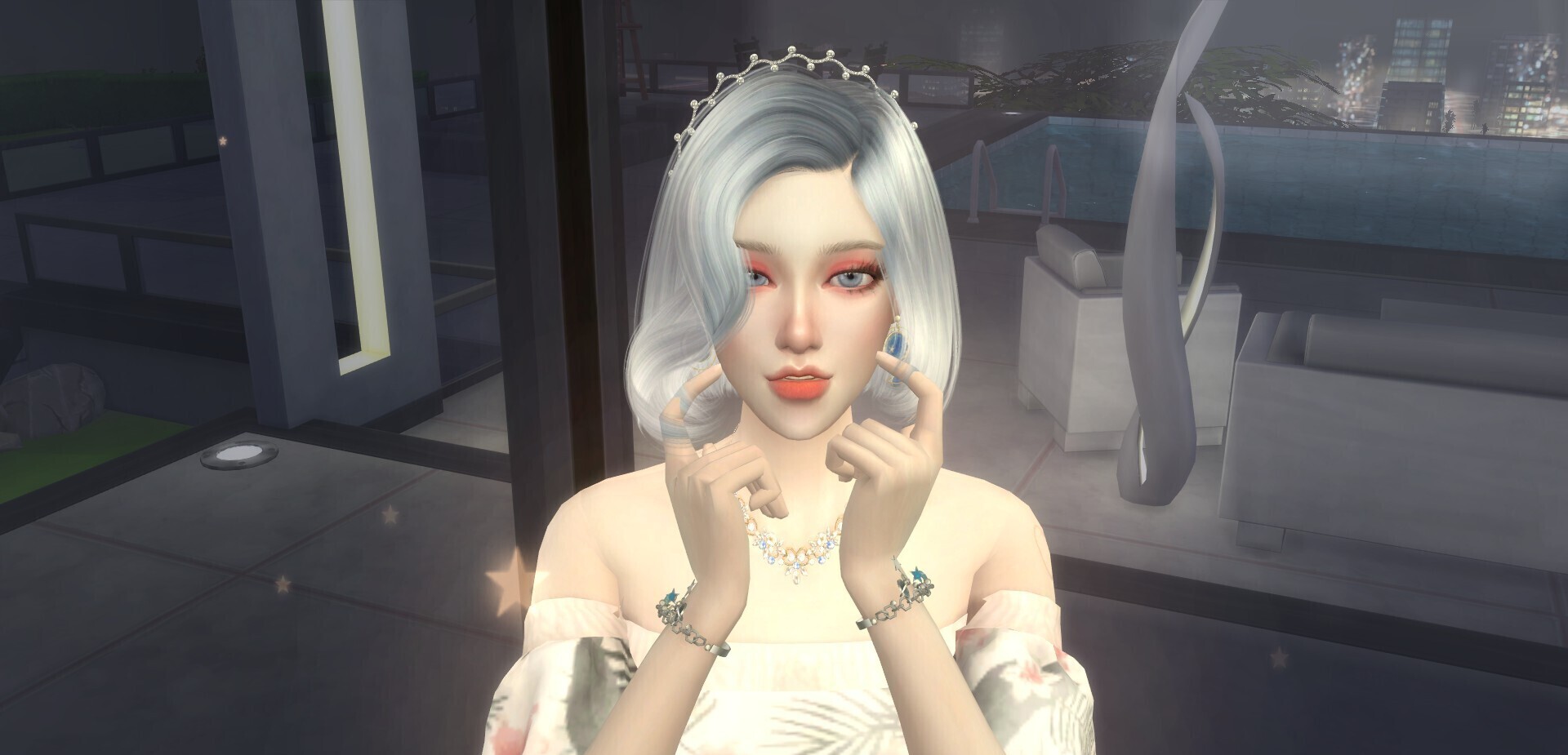 分享自己捏的一个女娃~~