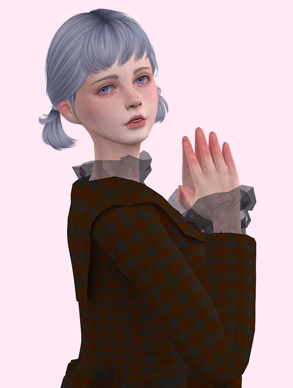 一个雀斑软萌萝莉