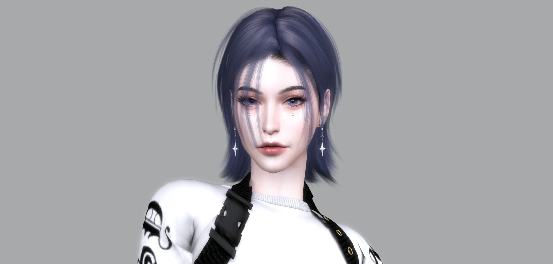 酷帅紫发小姐姐