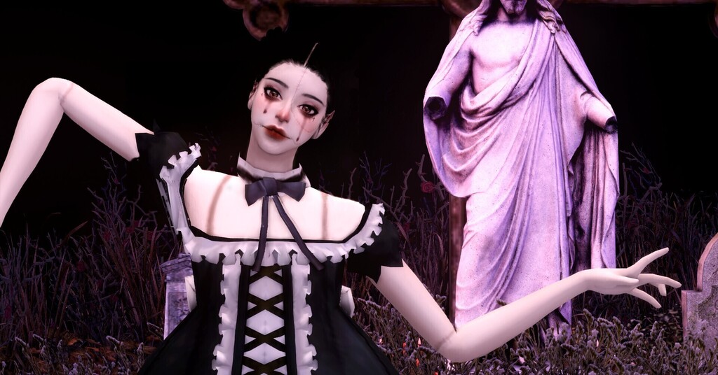 暗黑萝莉风娃娃