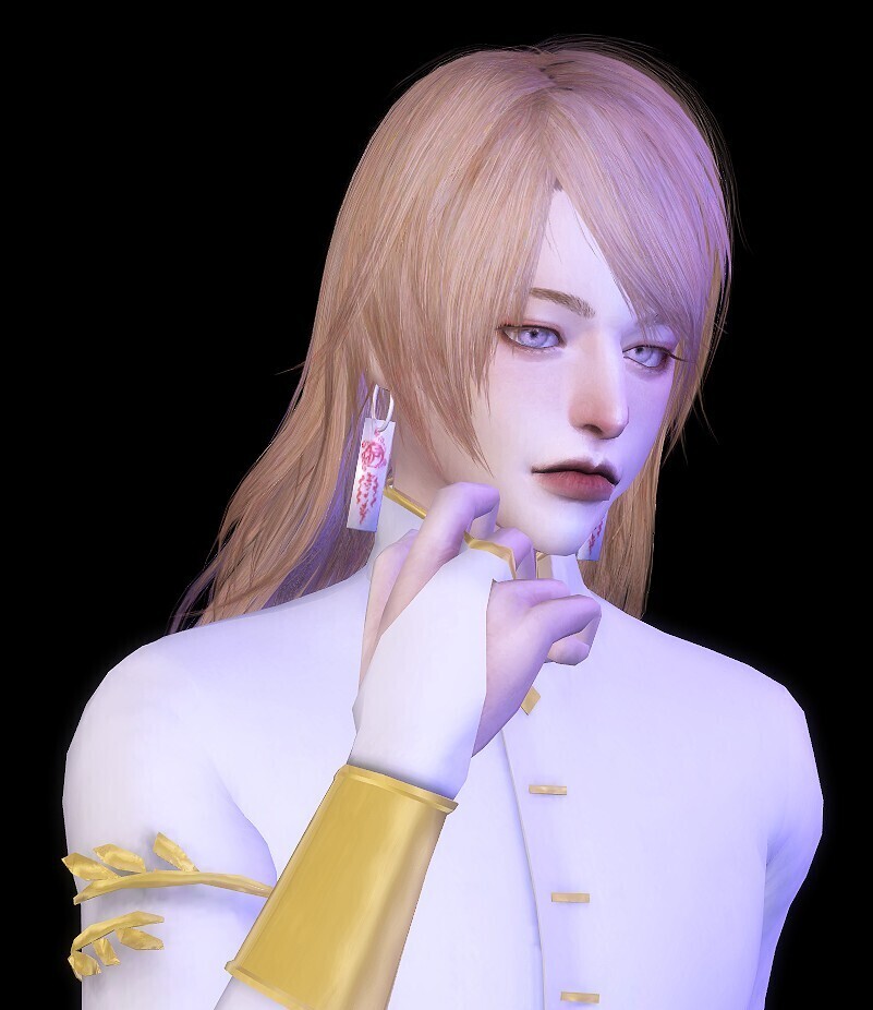 一个清纯的男美女