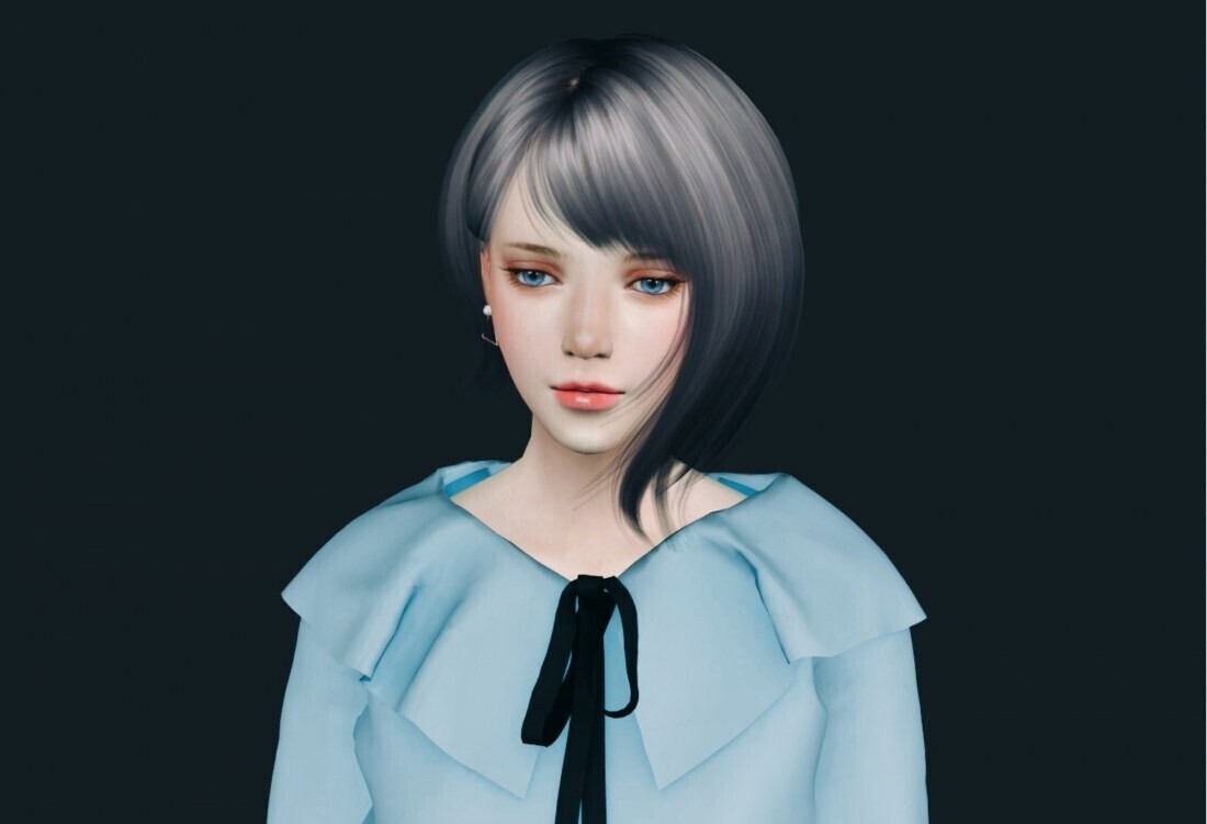 分享一个短发的略撩的小姐姐