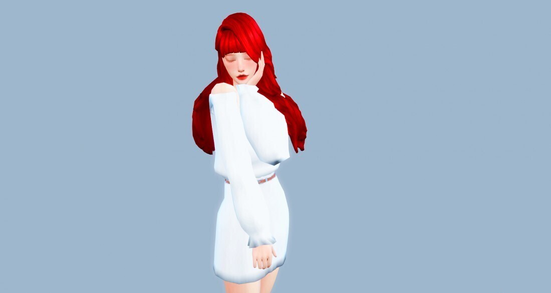 随便捏的一个红发小人人