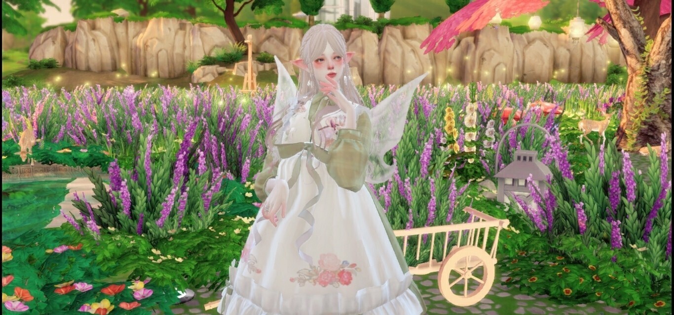 分享一个森系小姐姐~