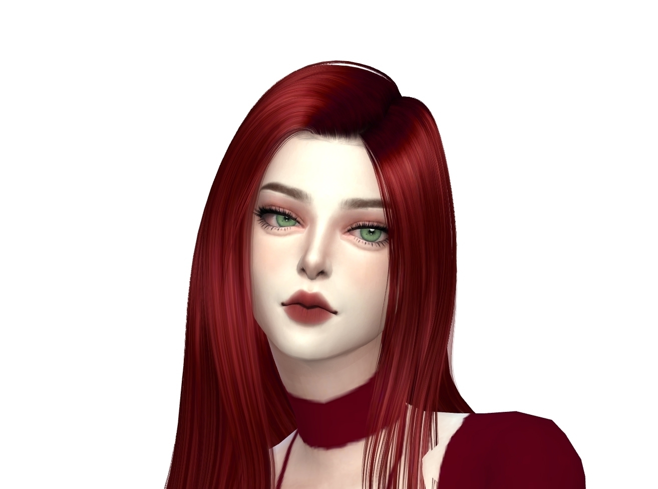 第一次分享人物 一个红发妹妹