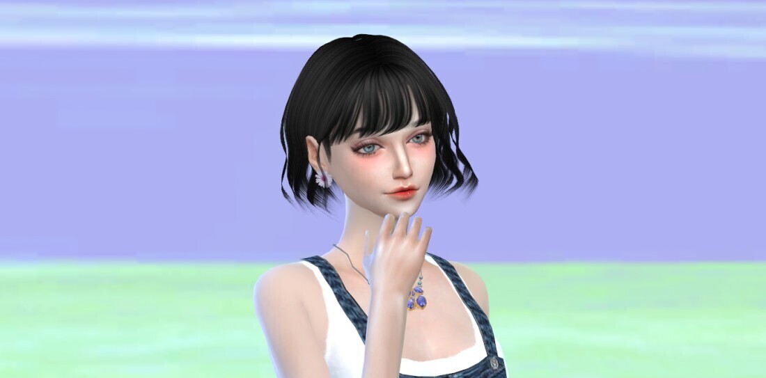 柳溪某家短发小姐姐