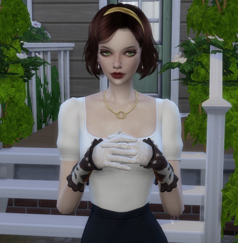 一个复古风的小姐姐~