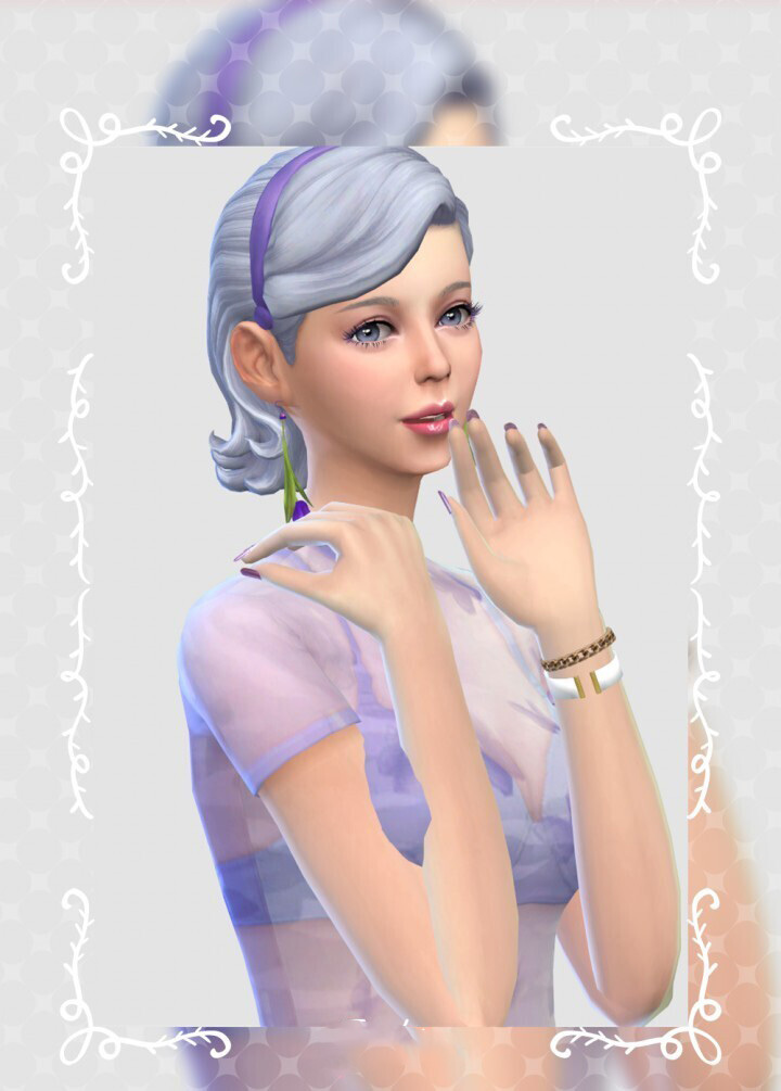 今天是优雅的紫色！