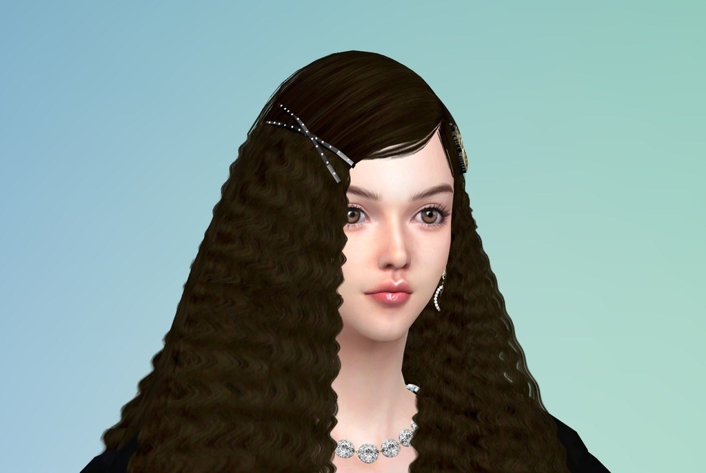 原创人物作品——来咯来咯，可甜可盐的卷毛小姐姐酱华丽登场~