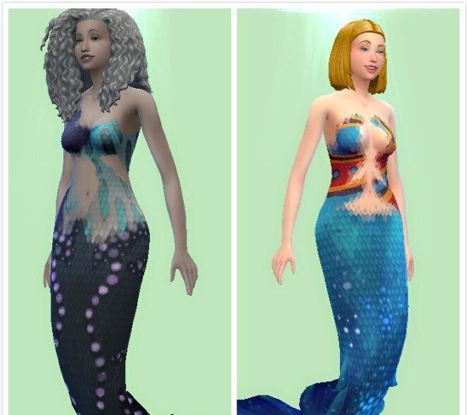 EA人物分享两只美人鱼