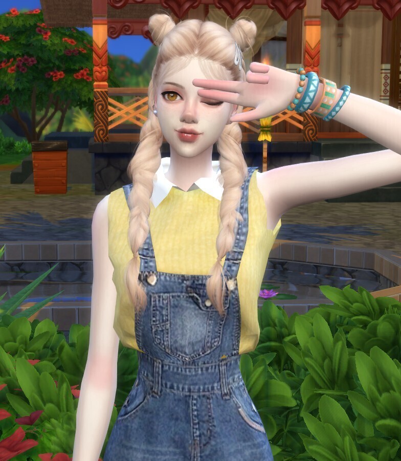 一个元气满满的橙子汽水小姐姐！