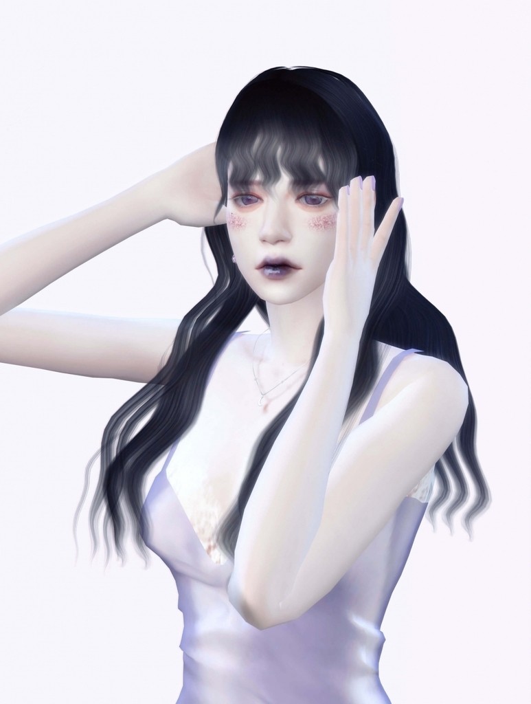 紫色系的病弱气小姐姐