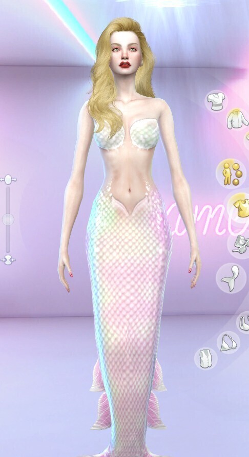 美丽美人鱼小姐，期望爱情降临