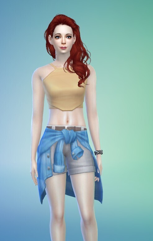 瑟琳娜，红发妹子，由金鱼学姐友情提供