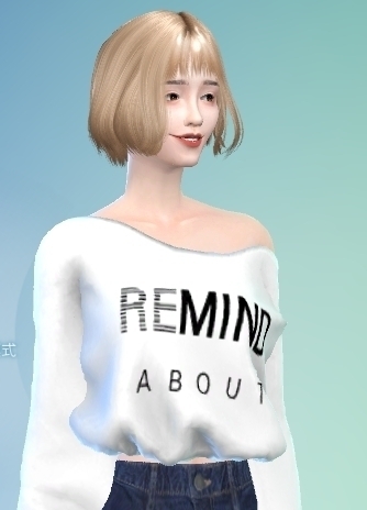 女娃分享———一个卡哇伊的短发妹纸