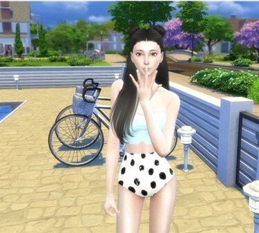 模拟人生4俏皮阳光美少女mod下载