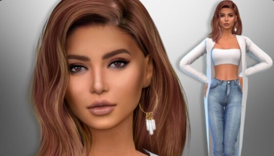 模拟人生4Elvana Gjata人物MOD下载