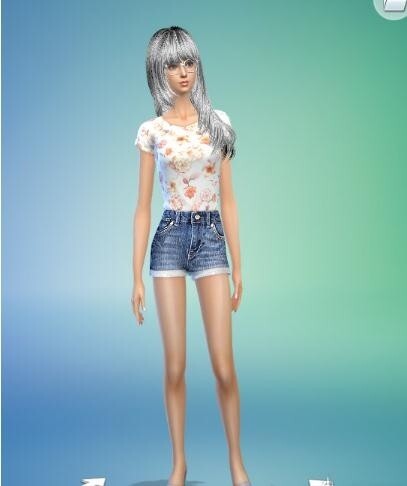 模拟人生4银发纯真少女mod下载